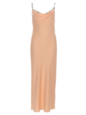 RABANNE RABANNE - ABITO MIDI IN RASO