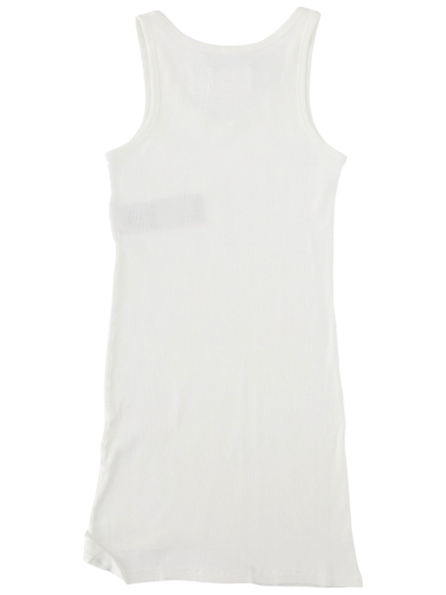 Maison Margiela - ABITO MINI A COSTINE "TAPED" White