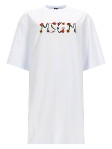 msgm msgm - ABITO T-SHIRT CON LOGO