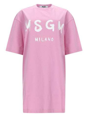 msgm msgm - ABITO T-SHIRT CON LOGO