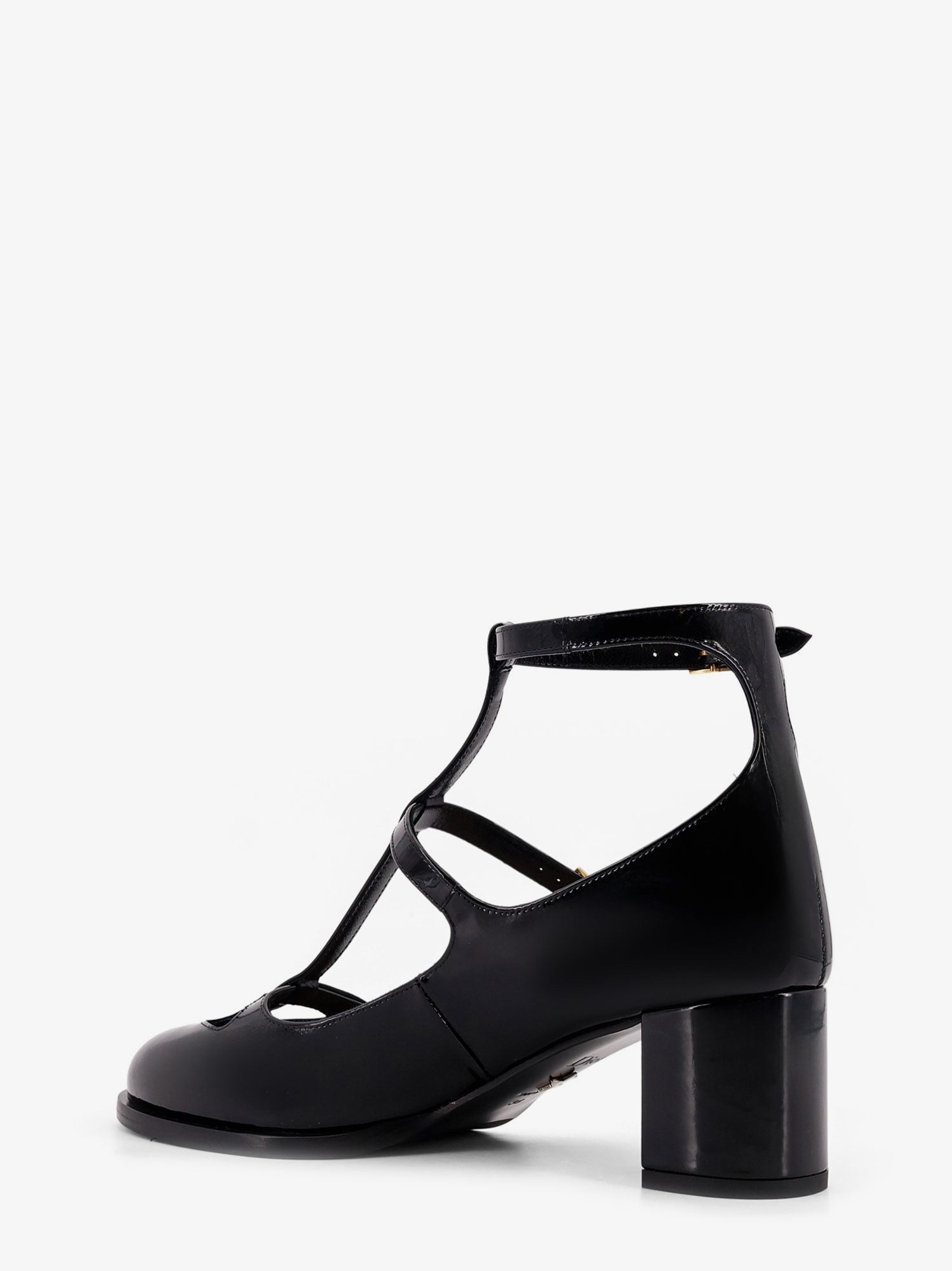 Aime Dior patent leather Mary Jane pumps