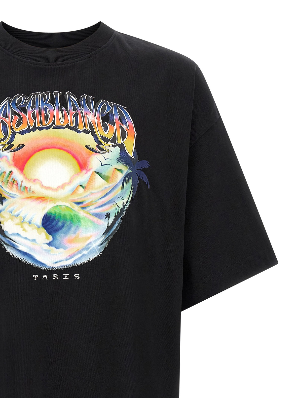 CASABLANCA - 'Airspray' print T-shirt