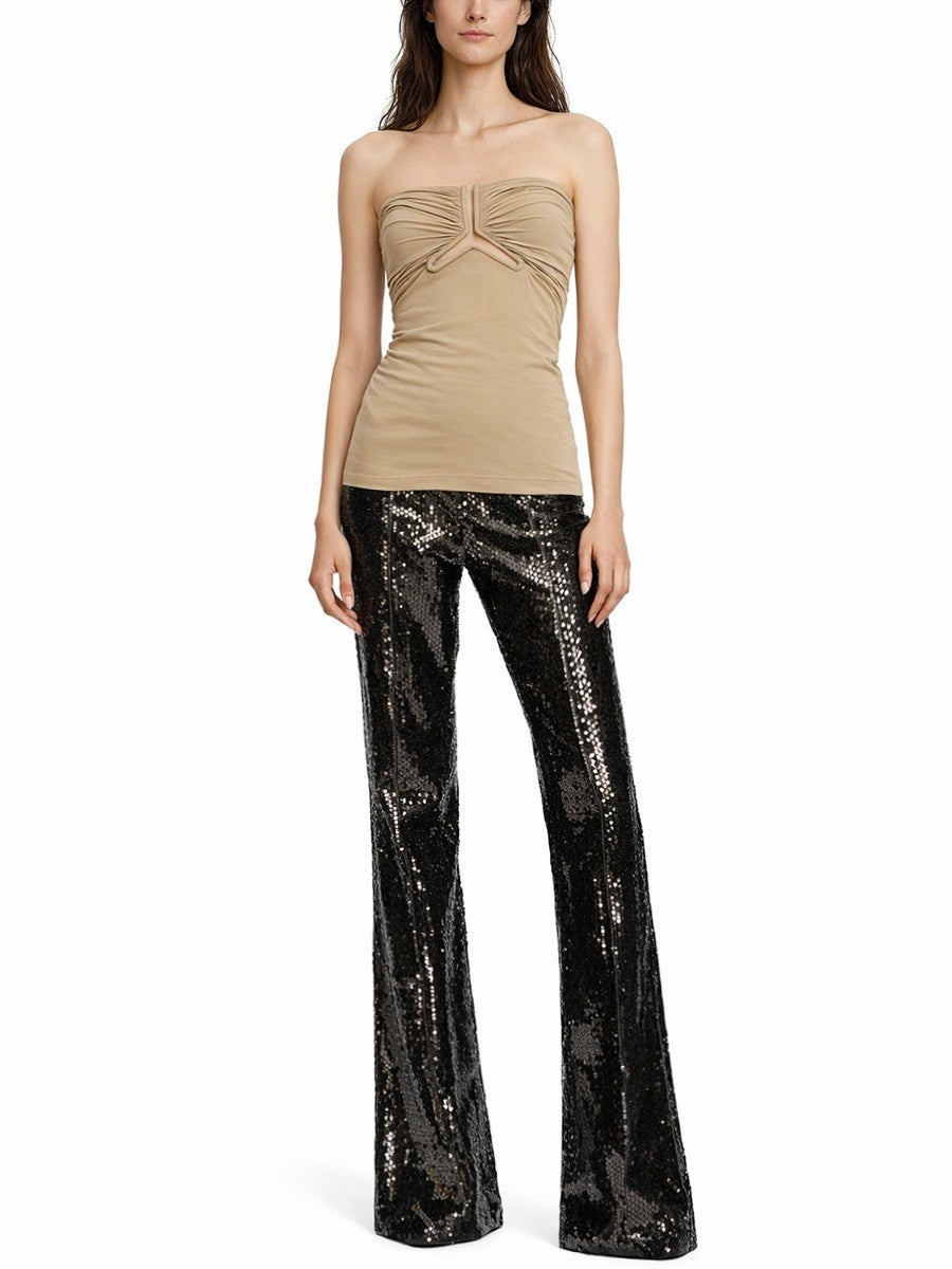 RICK OWENS RICK OWENS - "ALANNAH PRONG BUSTIER" TOP