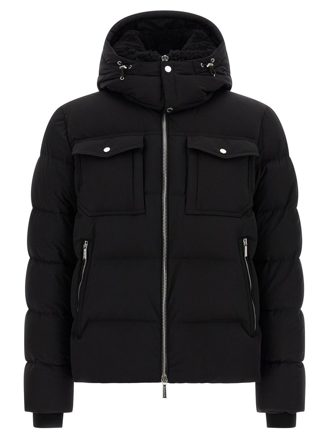 Moorer - 'Alarick' bomber jacket - 'Acqua' line Black