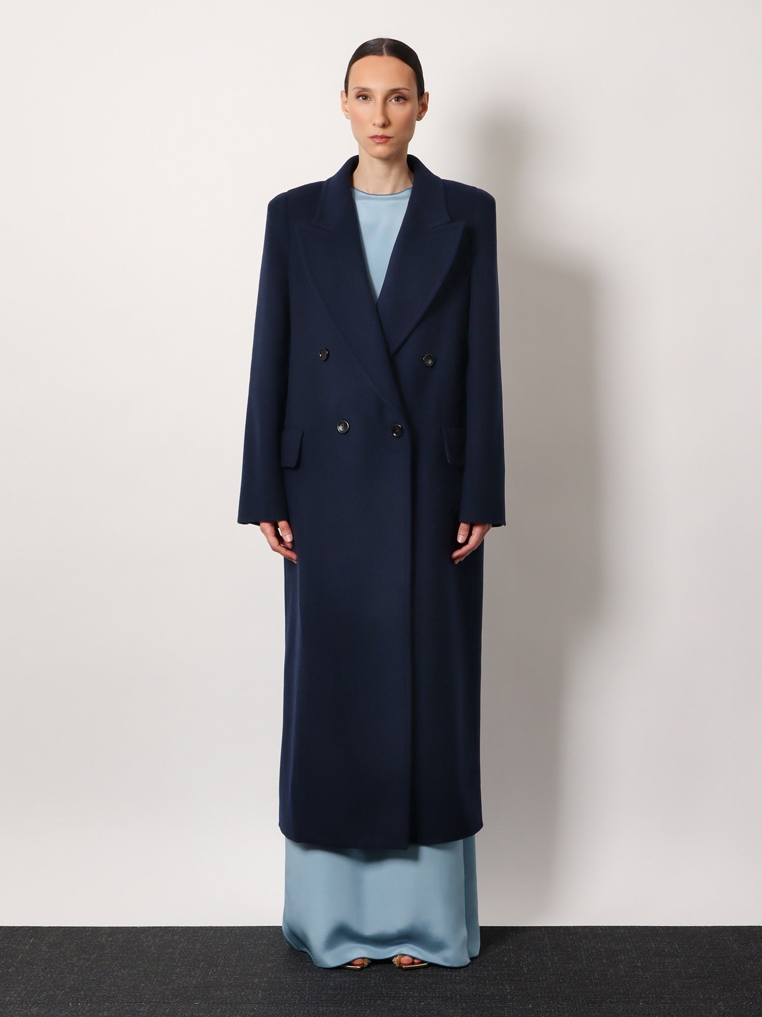 Max Mara - Albania 1234 max mara sfilata virgin wool and cashmere coat