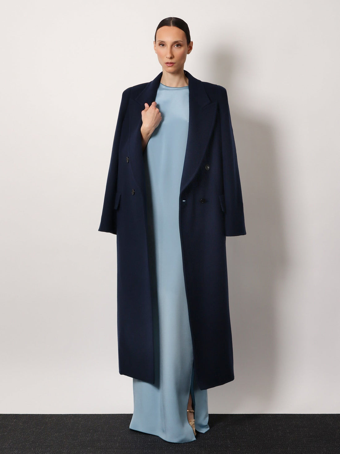 Albania 1234 max mara sfilata virgin wool and cashmere coat