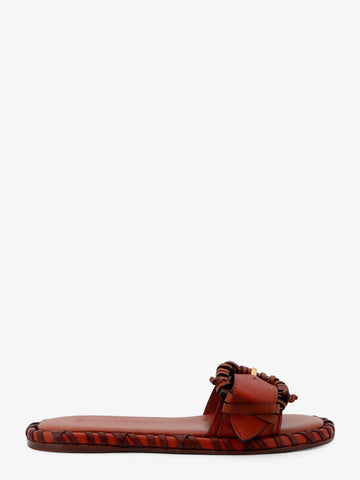ZIMMERMANN - Alchemy leather sandals with woven details alchemy-leather-sandals-with-woven-details_f56021f8-5eeb-4f66-82d4-70c636174aba