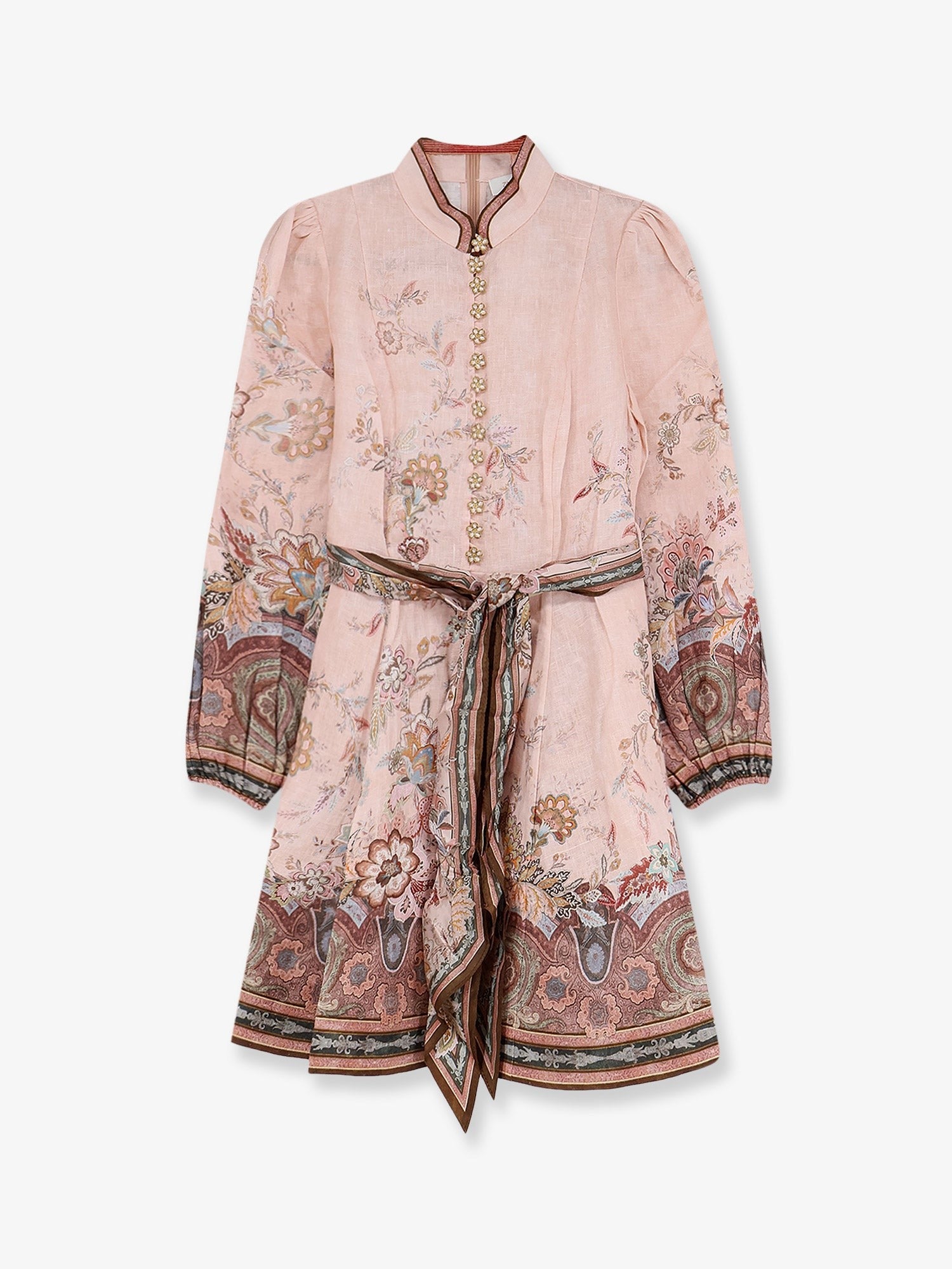 ZIMMERMANN ZIMMERMANN - Alchemy linen dress with floral print