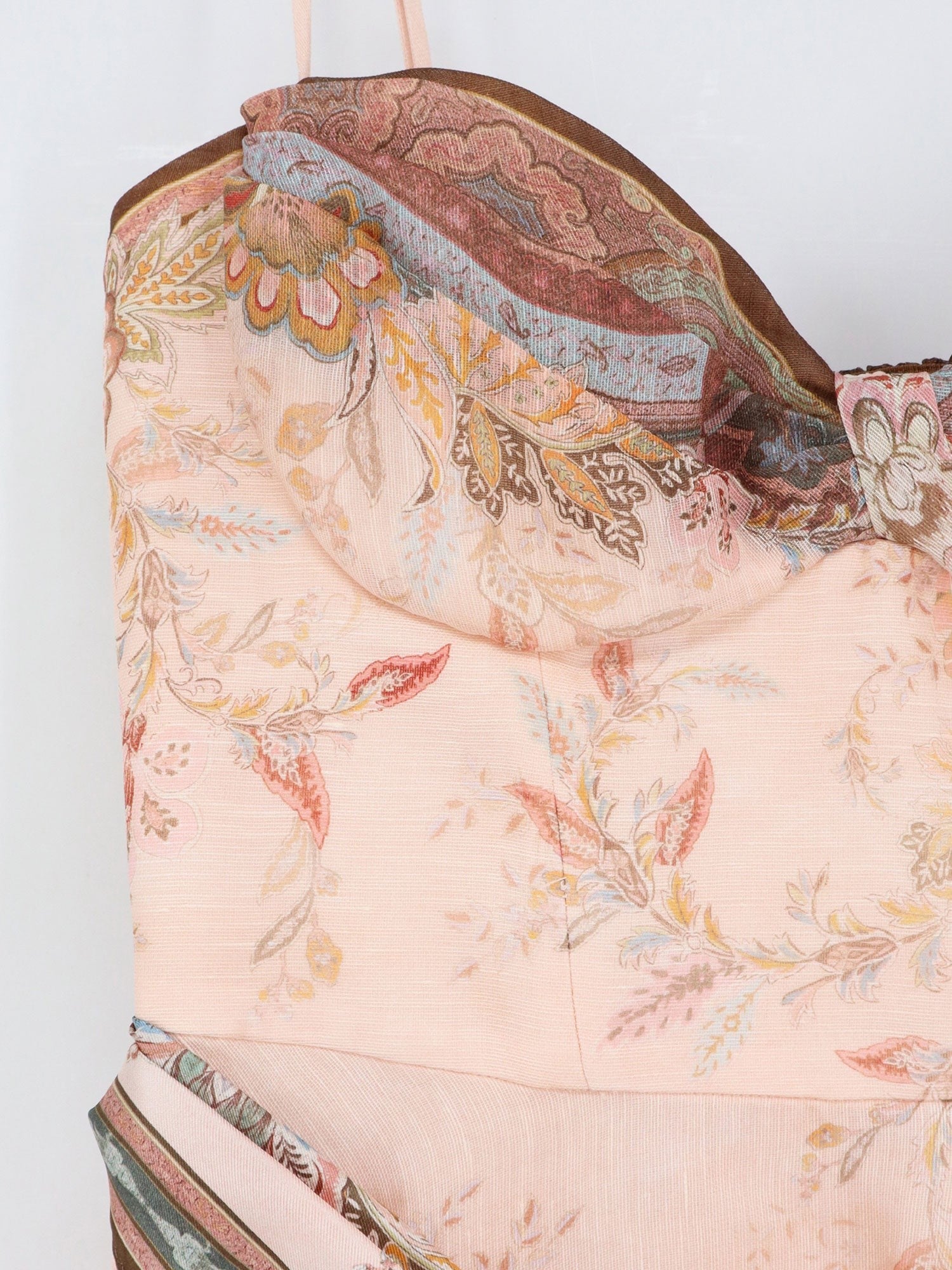 ZIMMERMANN ZIMMERMANN - Alchemy silk and linen blend midi dress with all-over floral print
