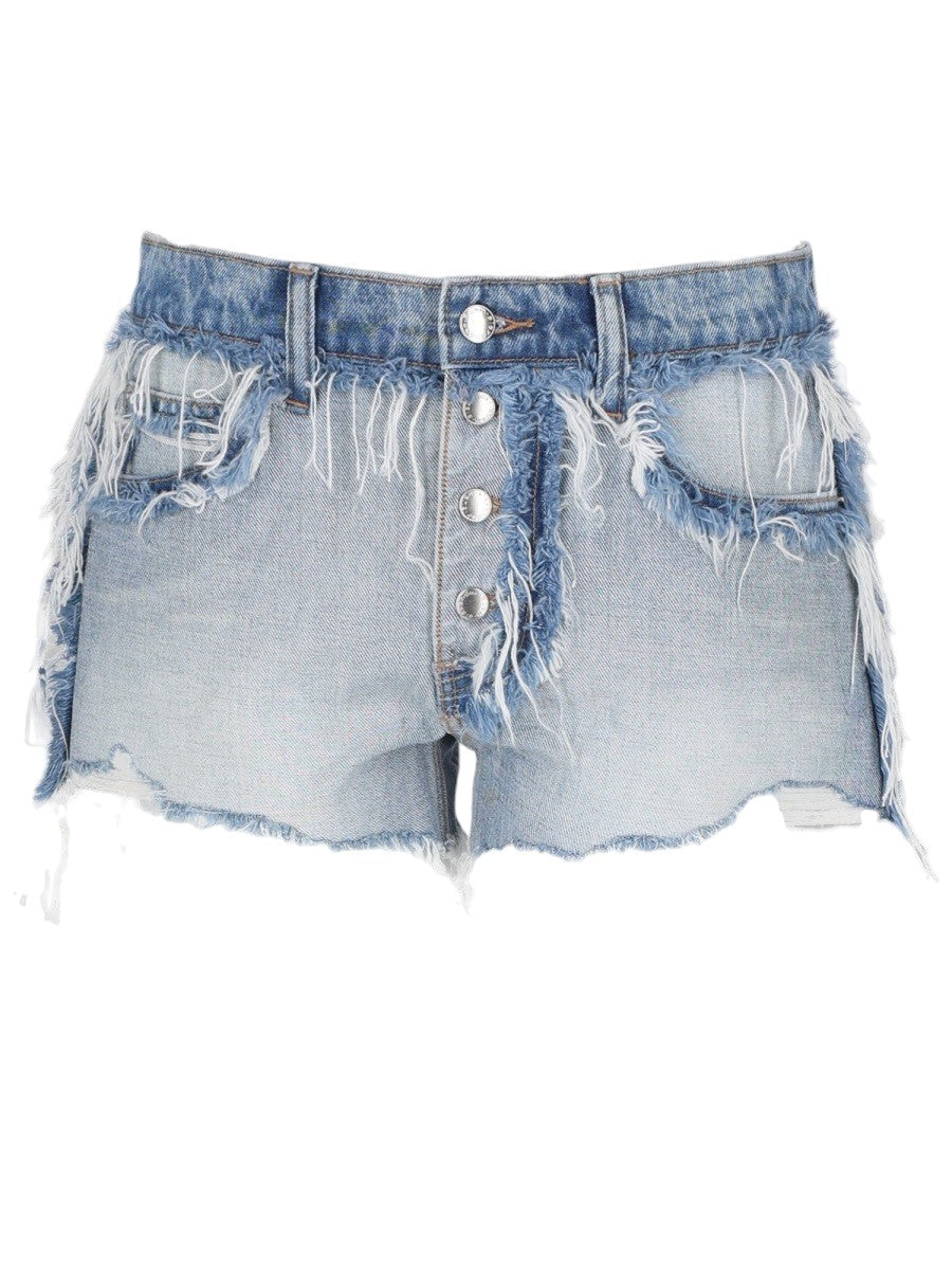 Alexander Wang - Denim Shorts - Light Blue alexander-wang-denim-shorts-light-blue-front-jpg