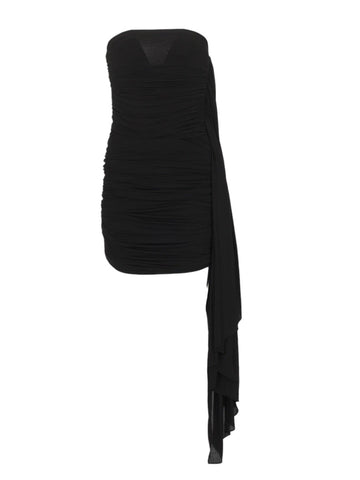 Alexander Wang - Draped Mini Dress - Black alexander-wang-draped-mini-dress-black-front-jpg