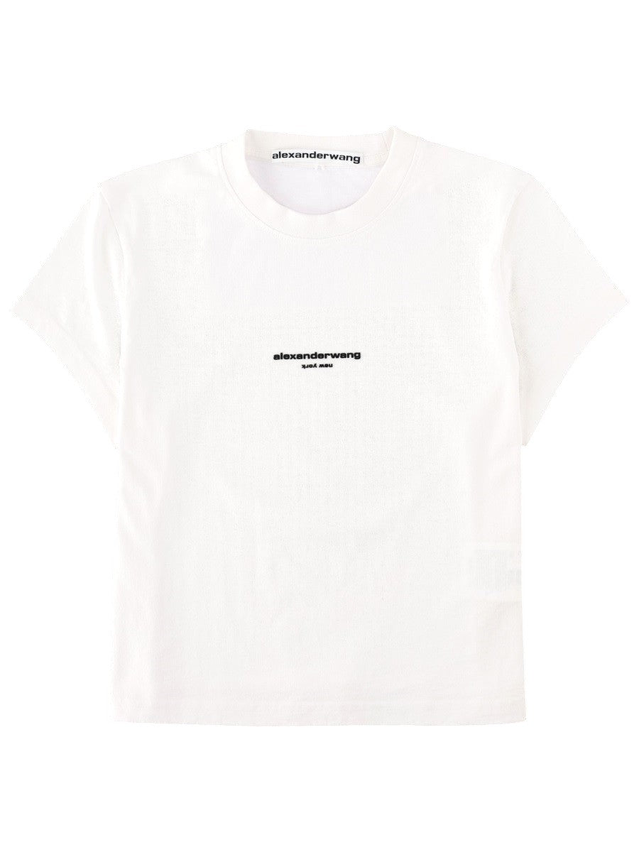 Alexander Wang - Logo T-Shirt - White alexander-wang-logo-t-shirt-white-front-jpg