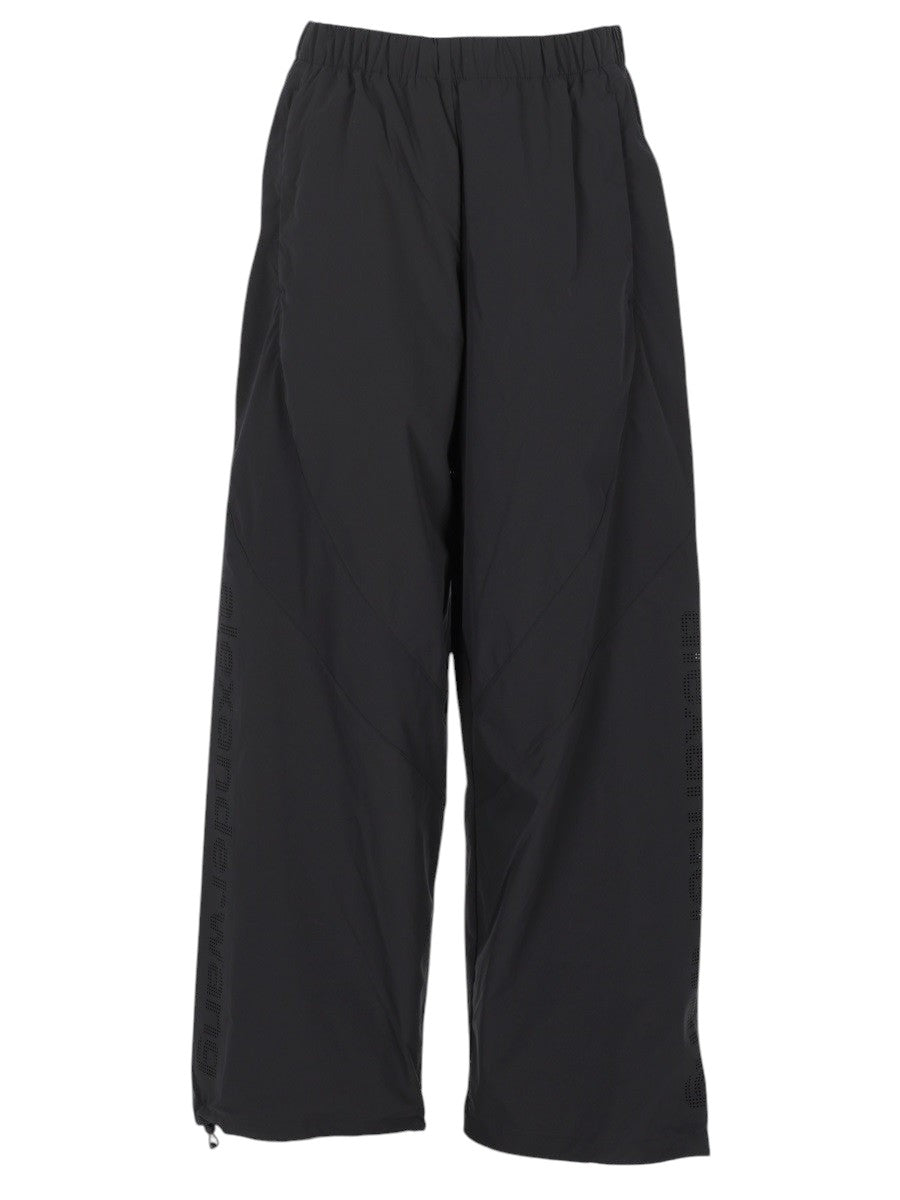 Alexander Wang - Perforated Logo Track Pants - Black alexander-wang-perforated-logo-track-pants-black-front-jpg
