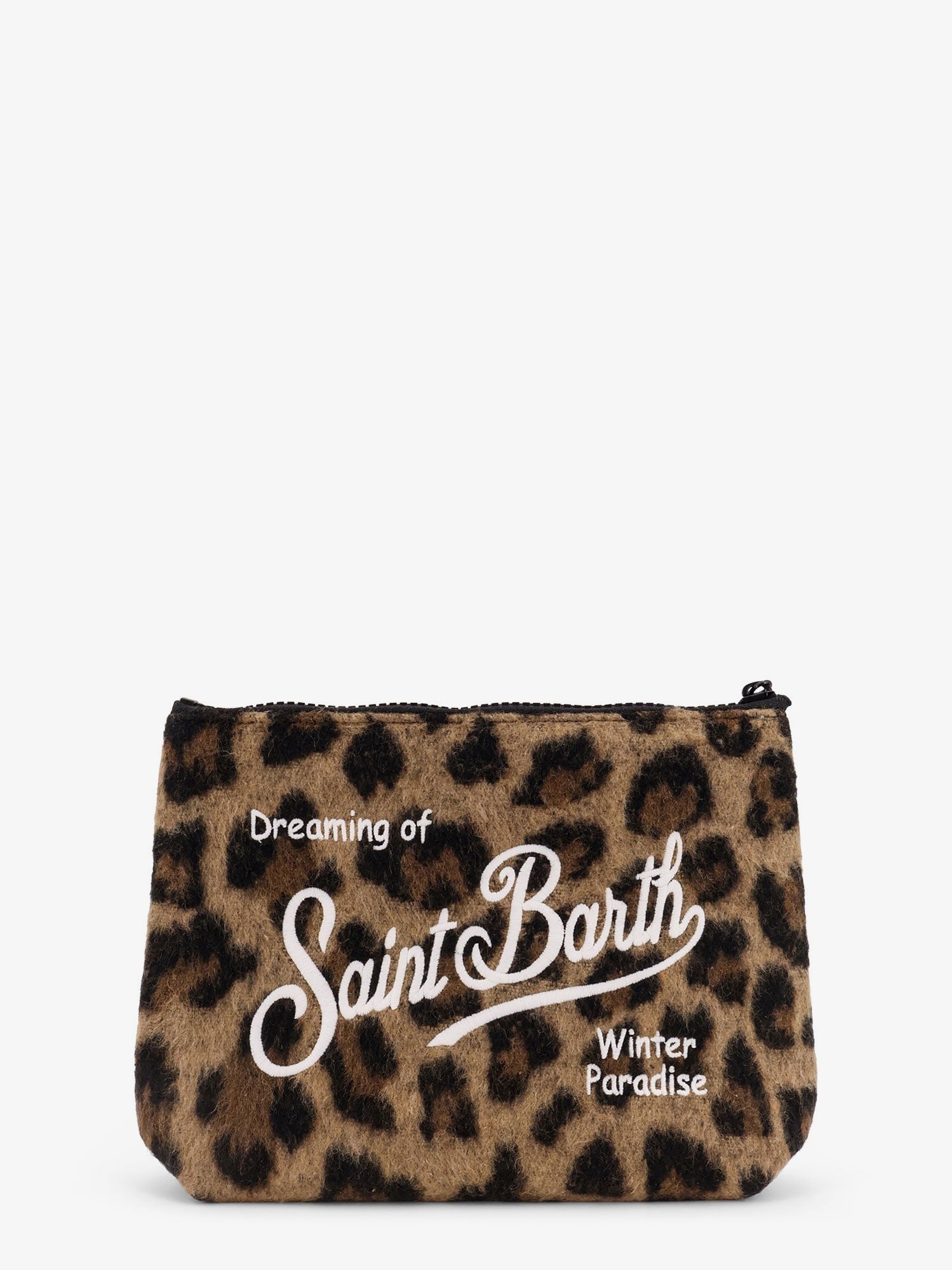 Aline Felt Leo clutch bag