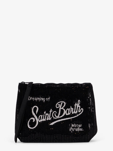 Aline Velvet Paillettes clutch