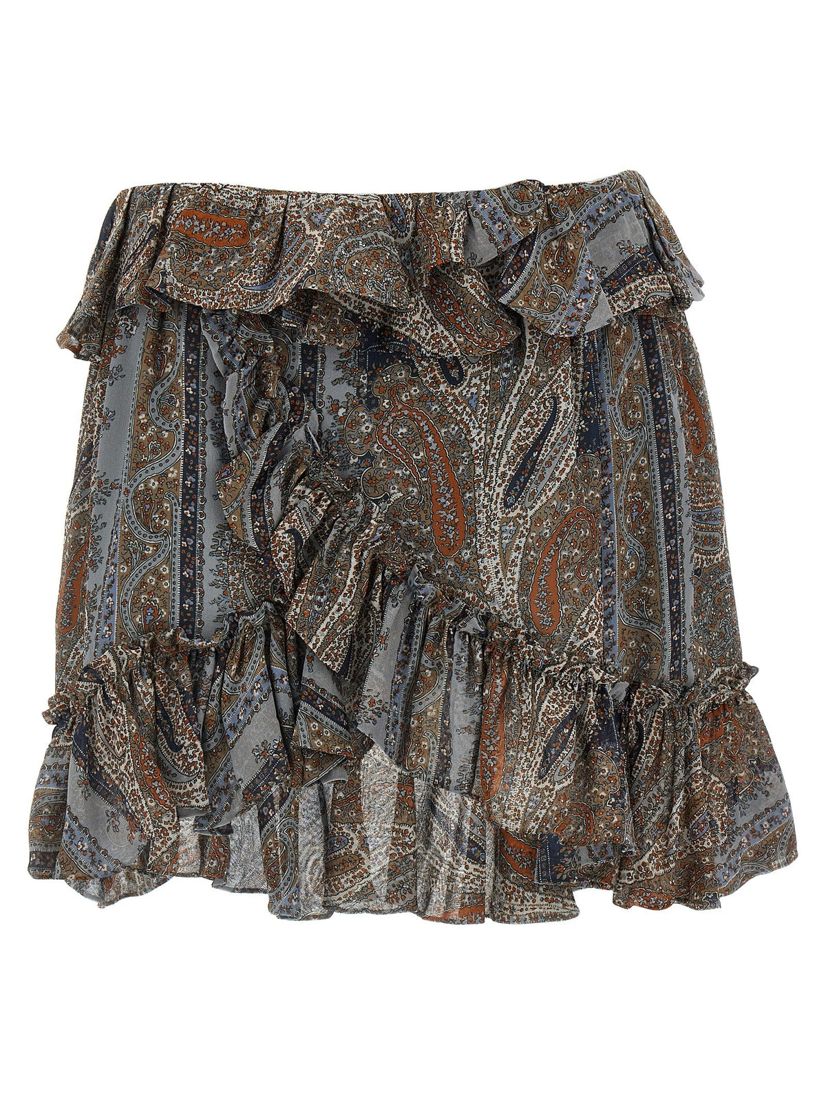 Saint Laurent - All over print skirt