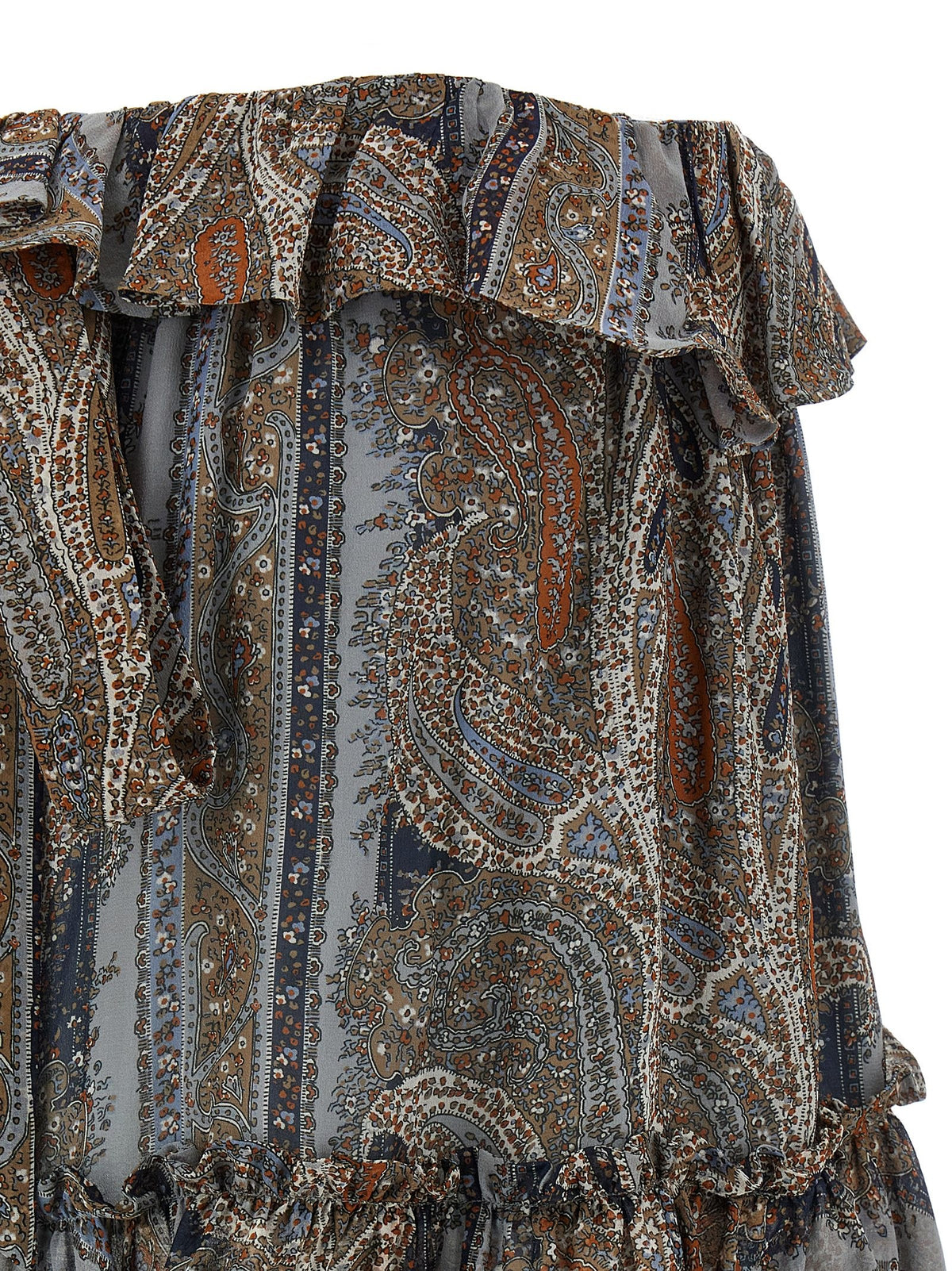 Saint Laurent - All over print skirt