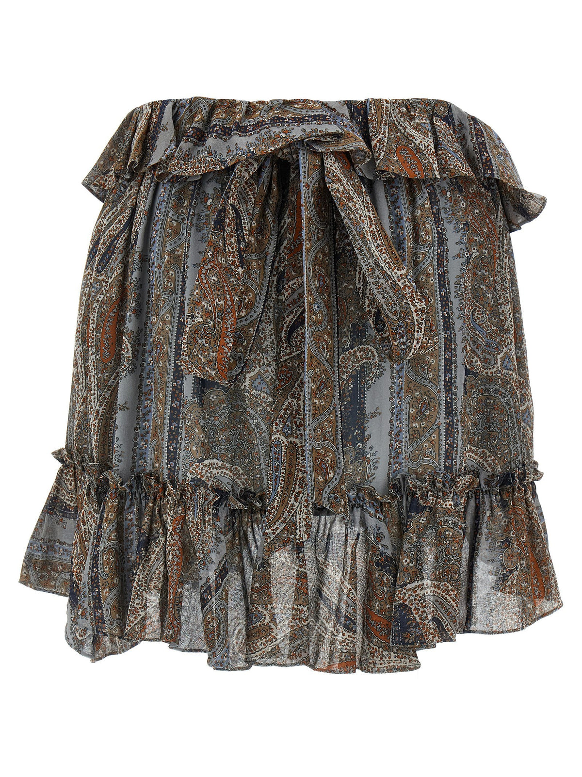 Saint Laurent - All over print skirt
