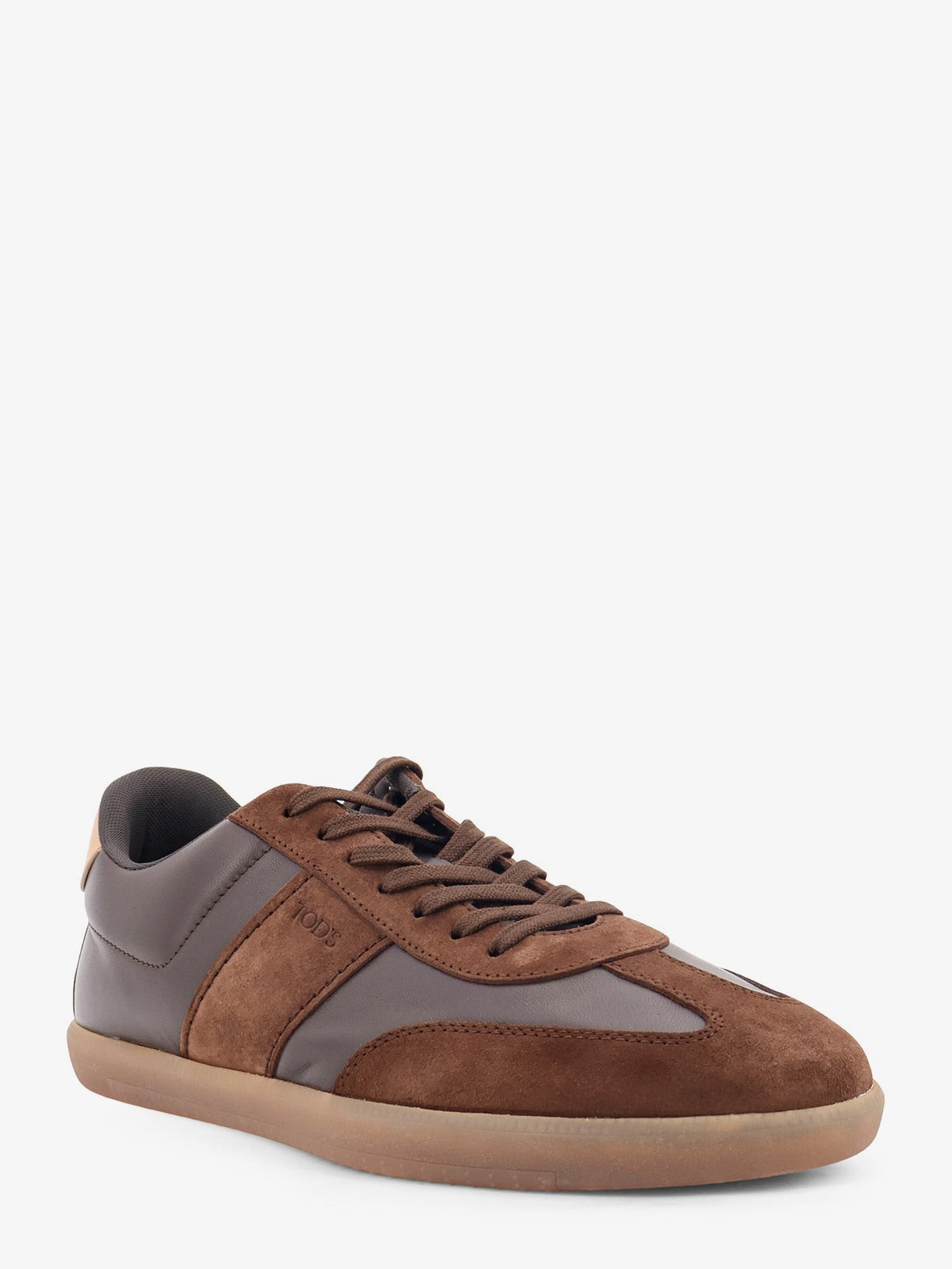 TOD'S - Allacciata Cassetta leather and suede sneakers