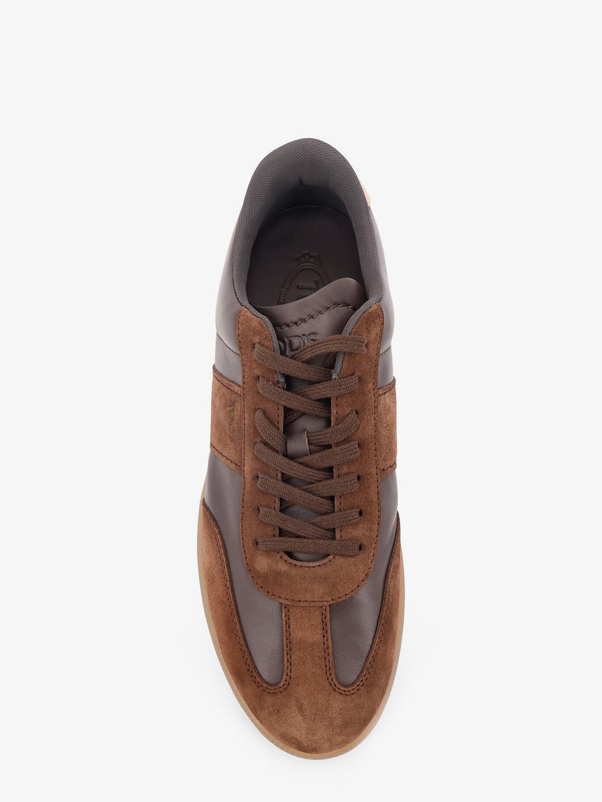 TOD'S - Allacciata Cassetta leather and suede sneakers