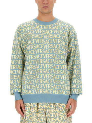 Versace - ALLOVER LOGO JERSEY