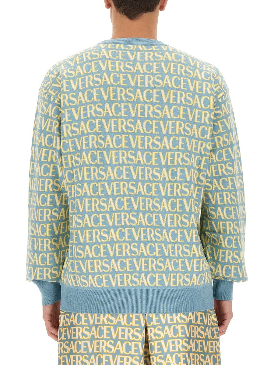 Versace - ALLOVER LOGO JERSEY