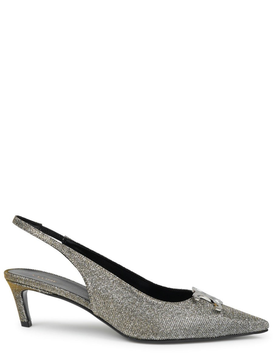 Celine - alma triomphe iridescend slingback 50