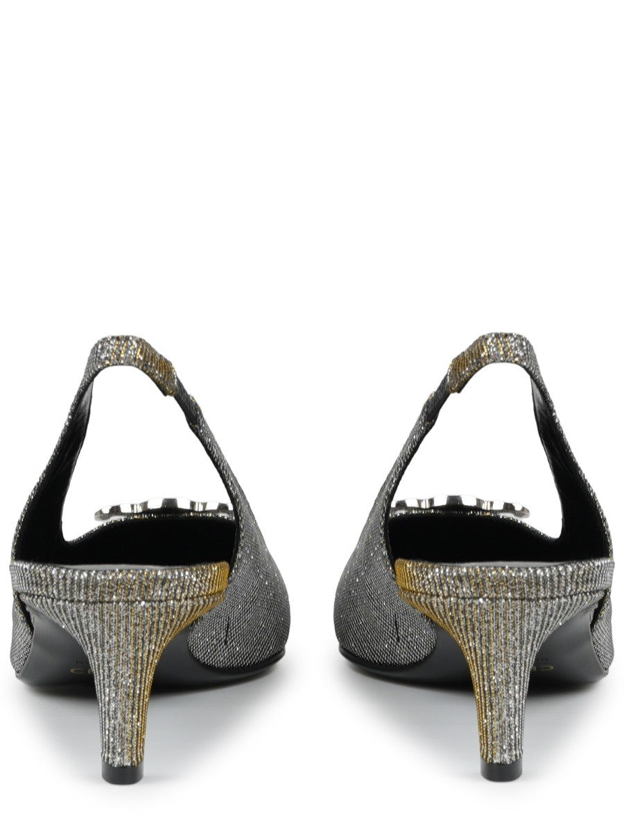 Celine - alma triomphe iridescend slingback 50