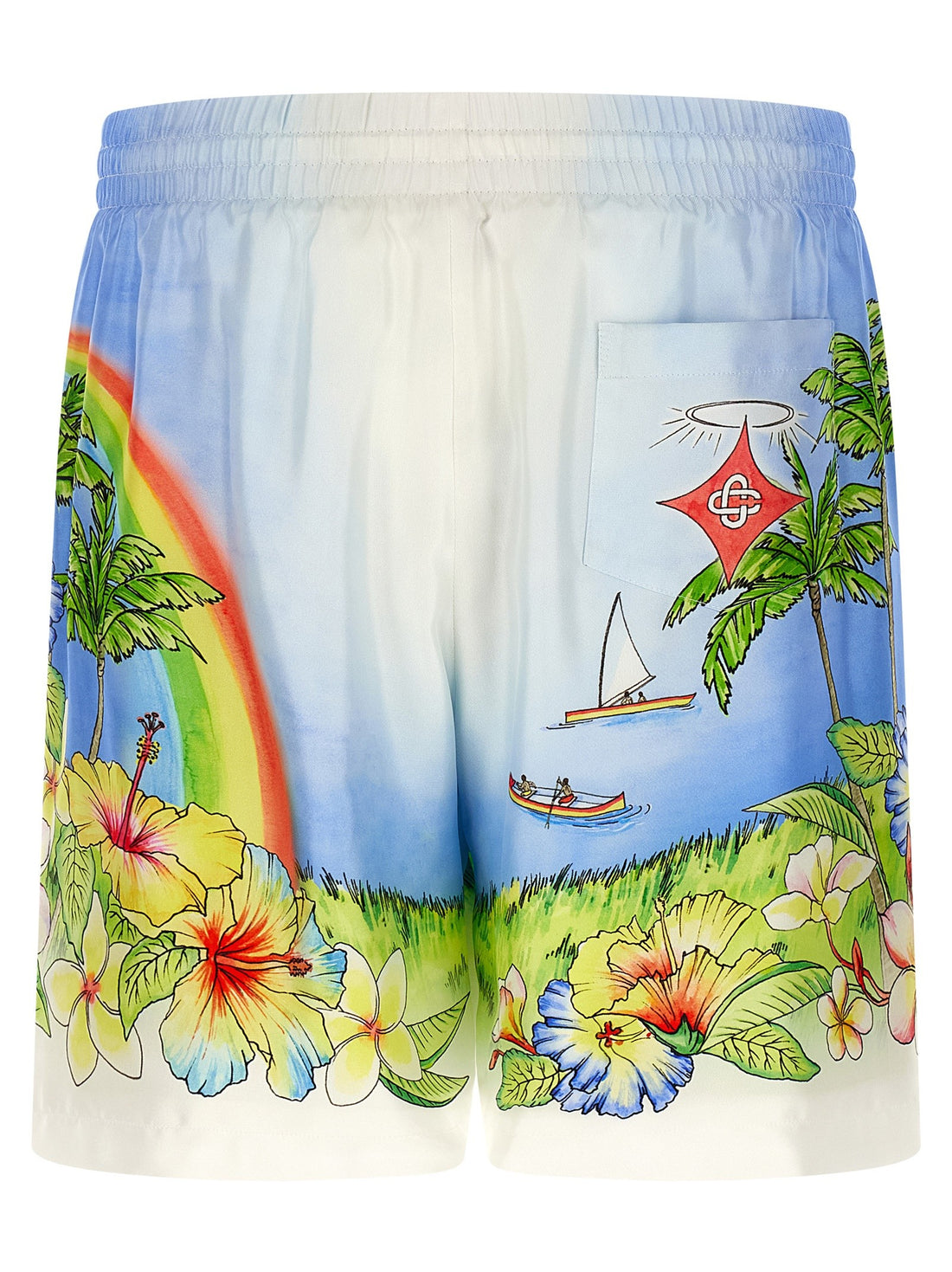 CASABLANCA - 'Aloha' bermuda shorts MULTICOLOR