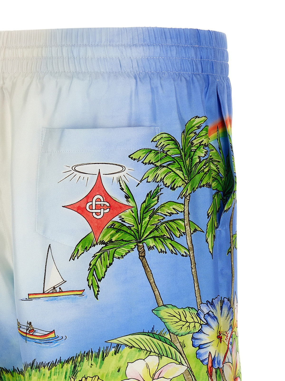 CASABLANCA - 'Aloha' bermuda shorts
