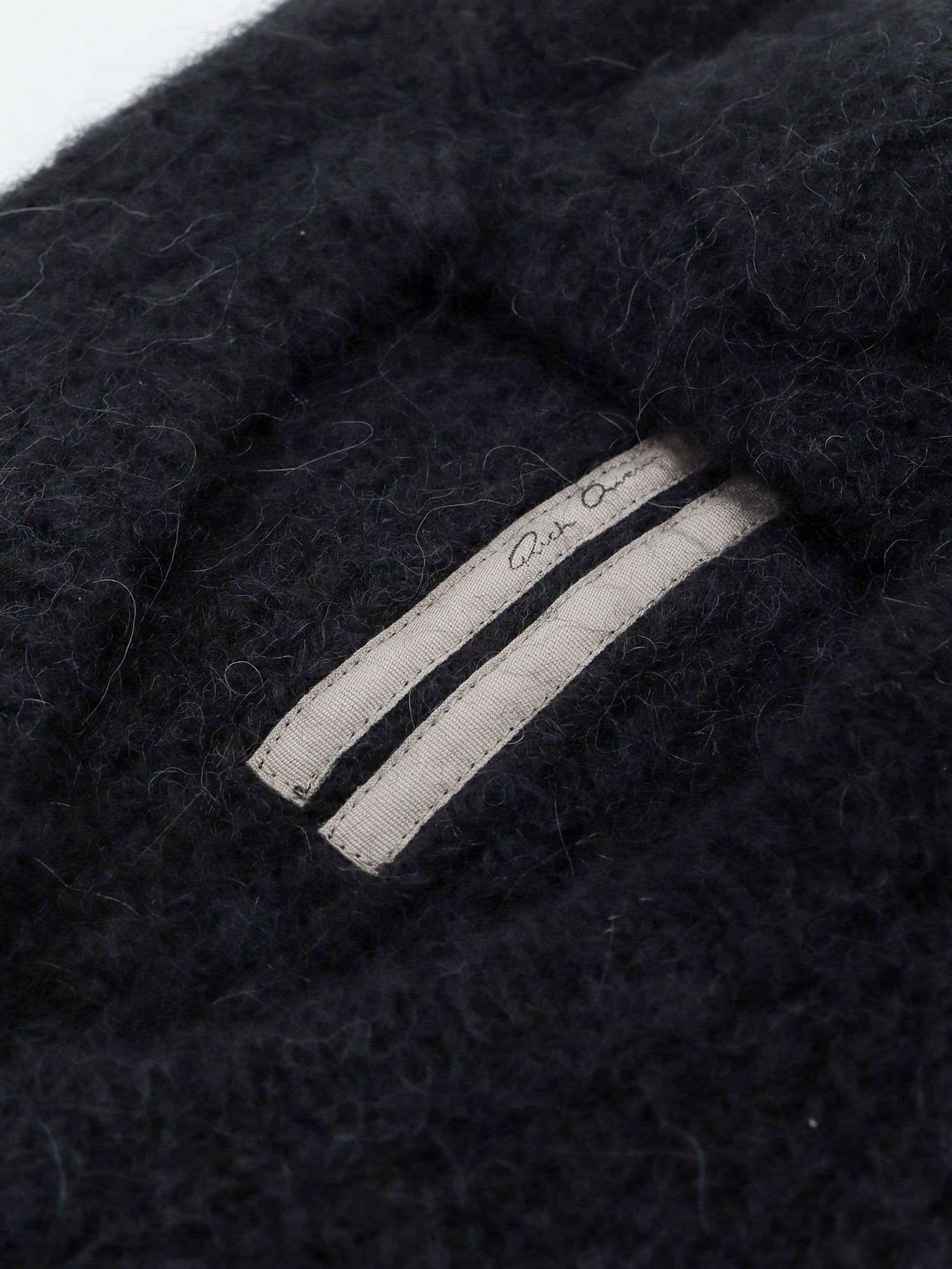 RICK OWENS - Alpaca and wool blend balaclava