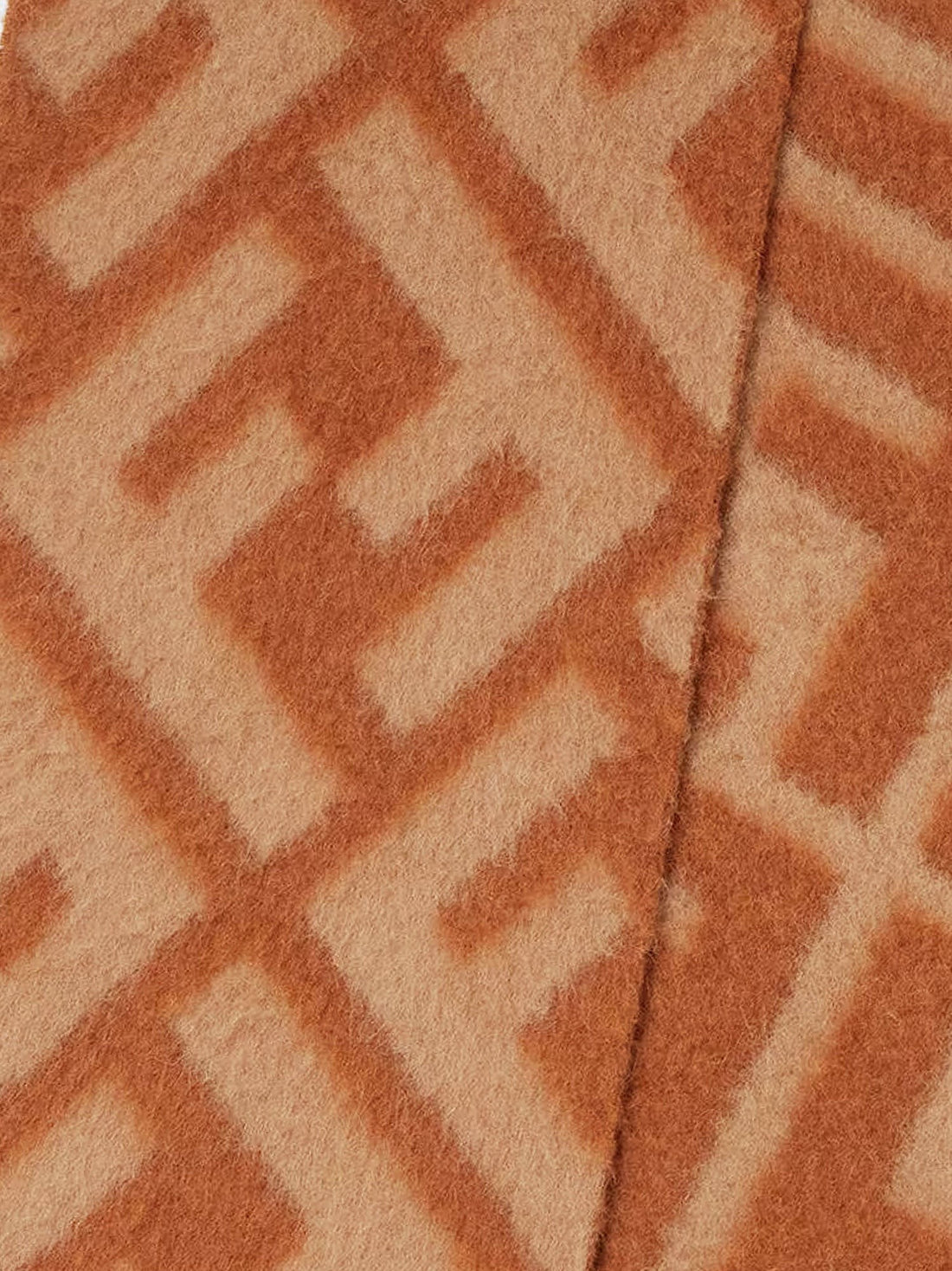 Alpaca and wool FF scarf