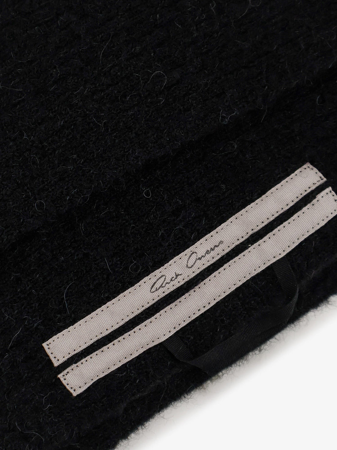 RICK OWENS - Alpaca blend scarf alpaca-blend-scarf_ff3889ed-cff5-451e-aea0-caafe7403580