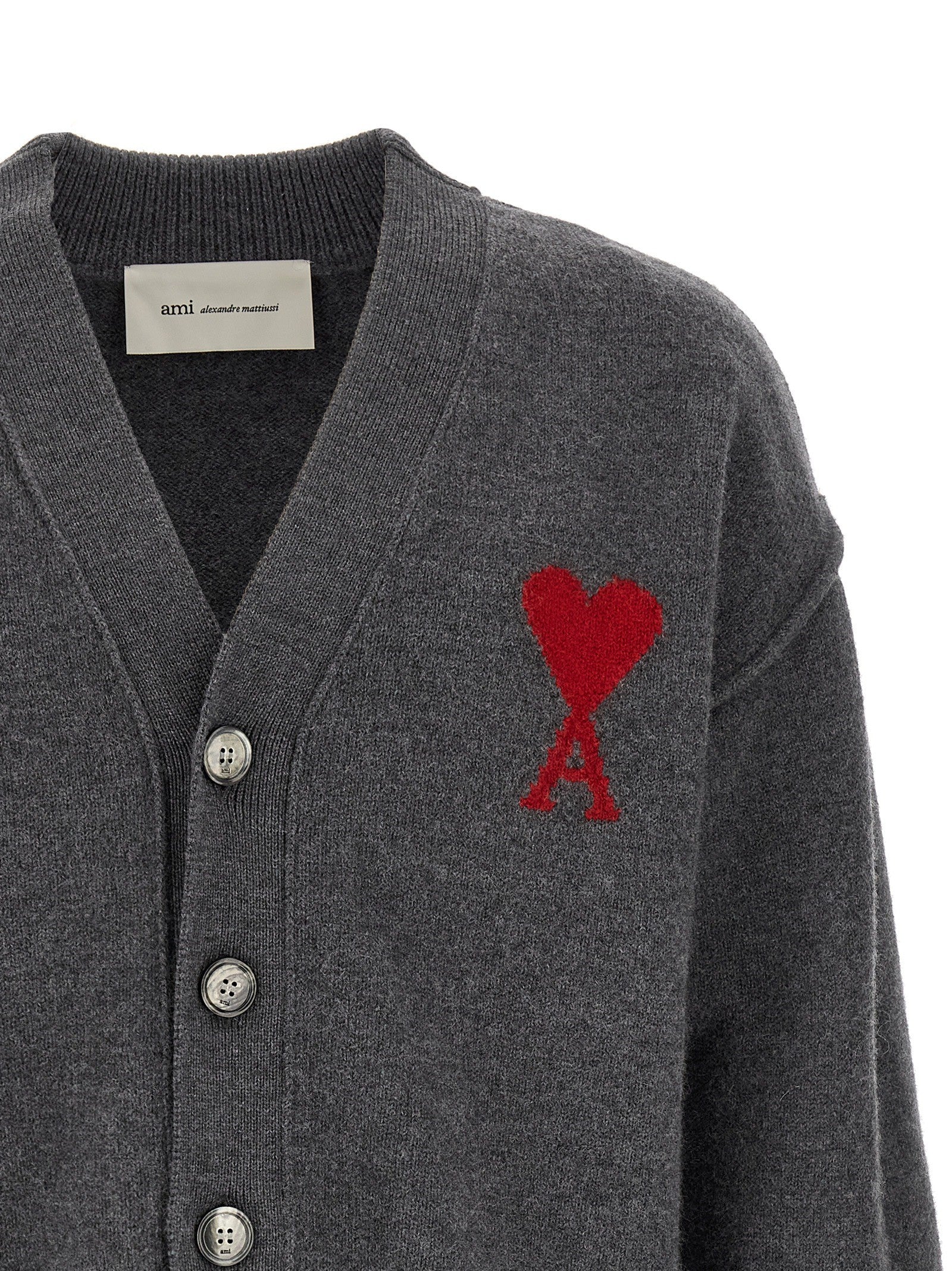 AMI PARIS - 'Ami de Coeur' cardigan ami-de-coeur-cardigan_4e19b444-7967-45a5-ae6f-d0528ba1c5bd