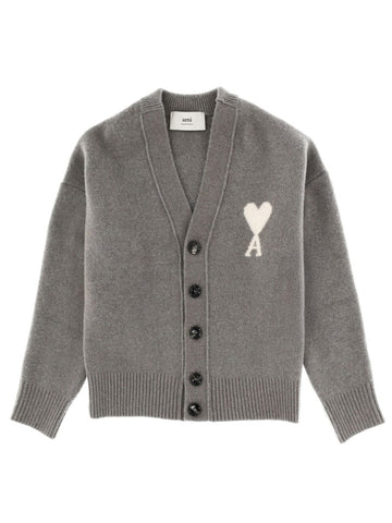 AMI PARIS "AMI DE COEUR" CARDIGAN Unisex
