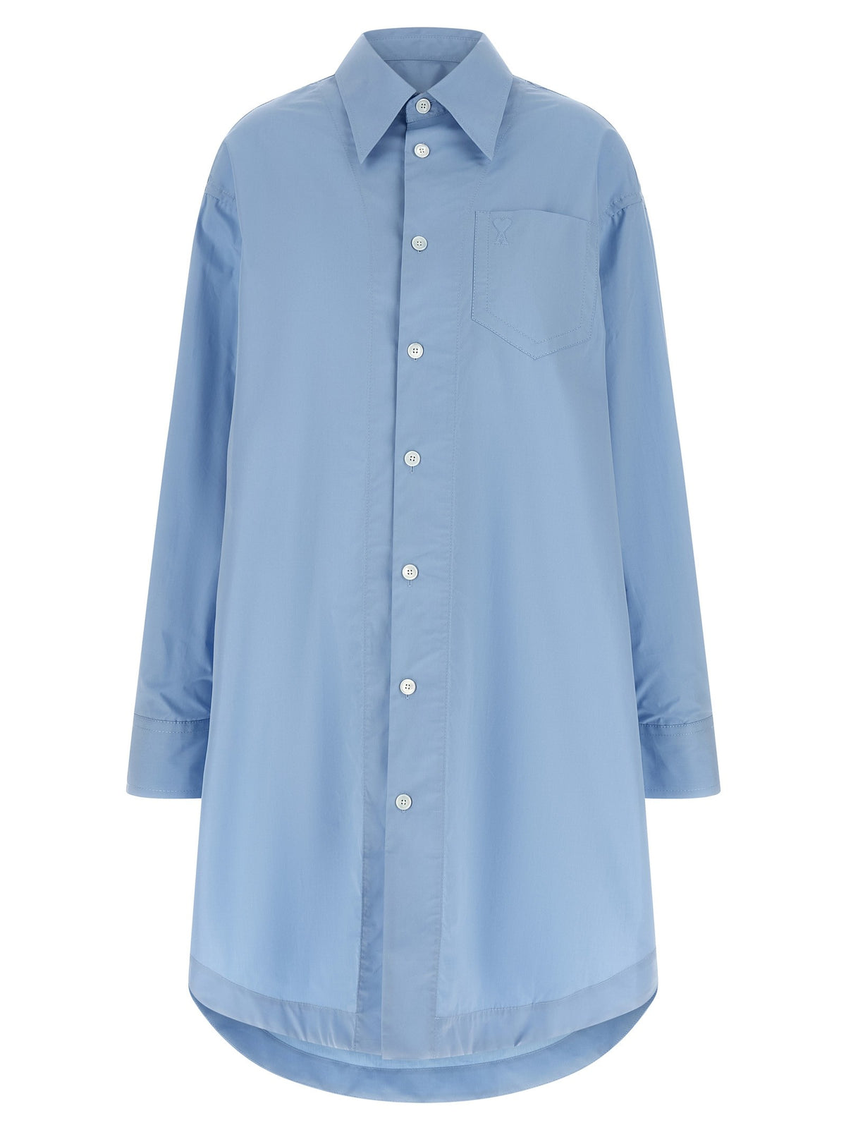 AMI PARIS - 'Ami De Coeur' shirt dress