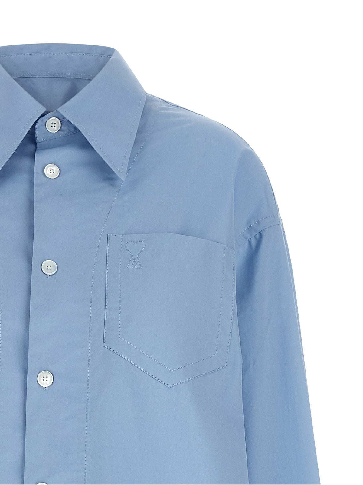 AMI PARIS - 'Ami De Coeur' shirt dress