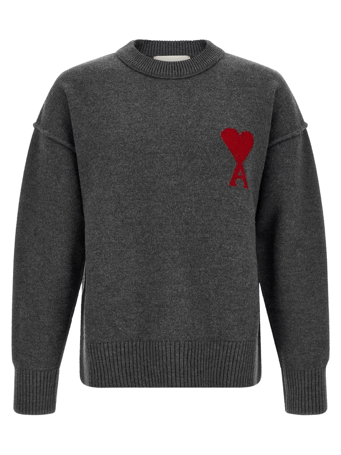 AMI PARIS - 'Ami de Coeur' sweater gray
