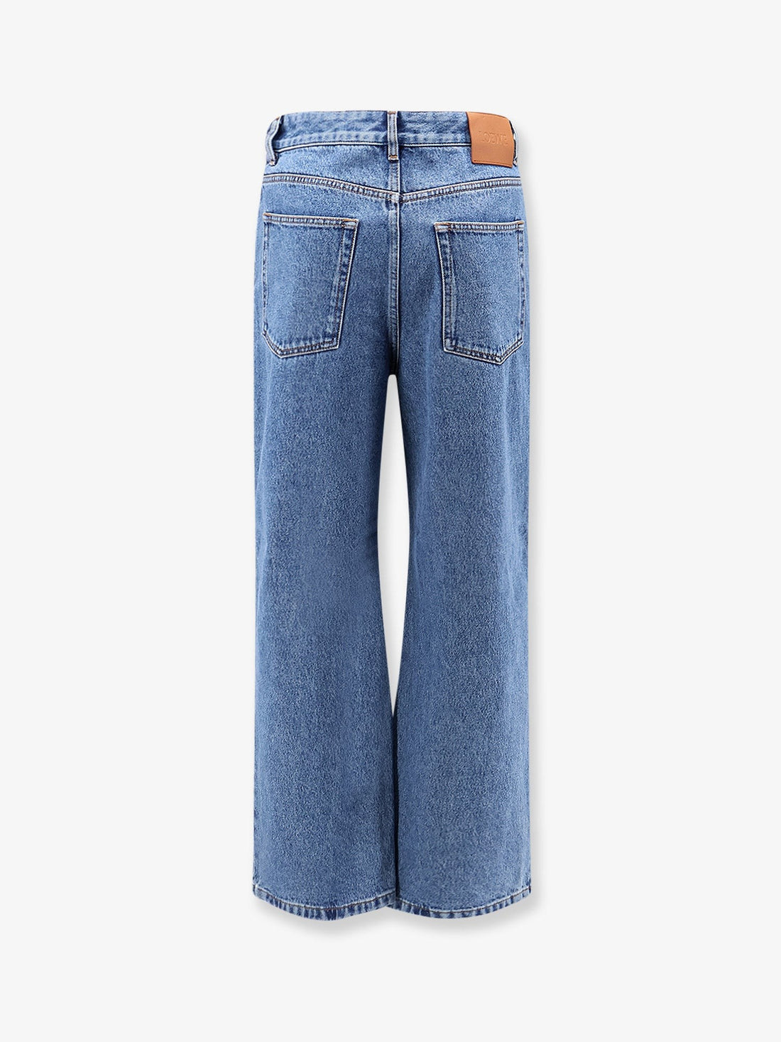 LOEWE - Anagram Baggy Jeans with embroidery on the front
