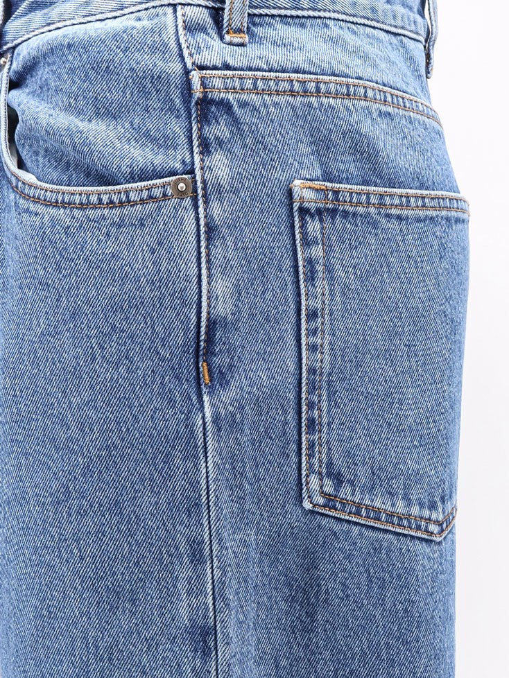 LOEWE - Anagram Baggy Jeans with embroidery on the front