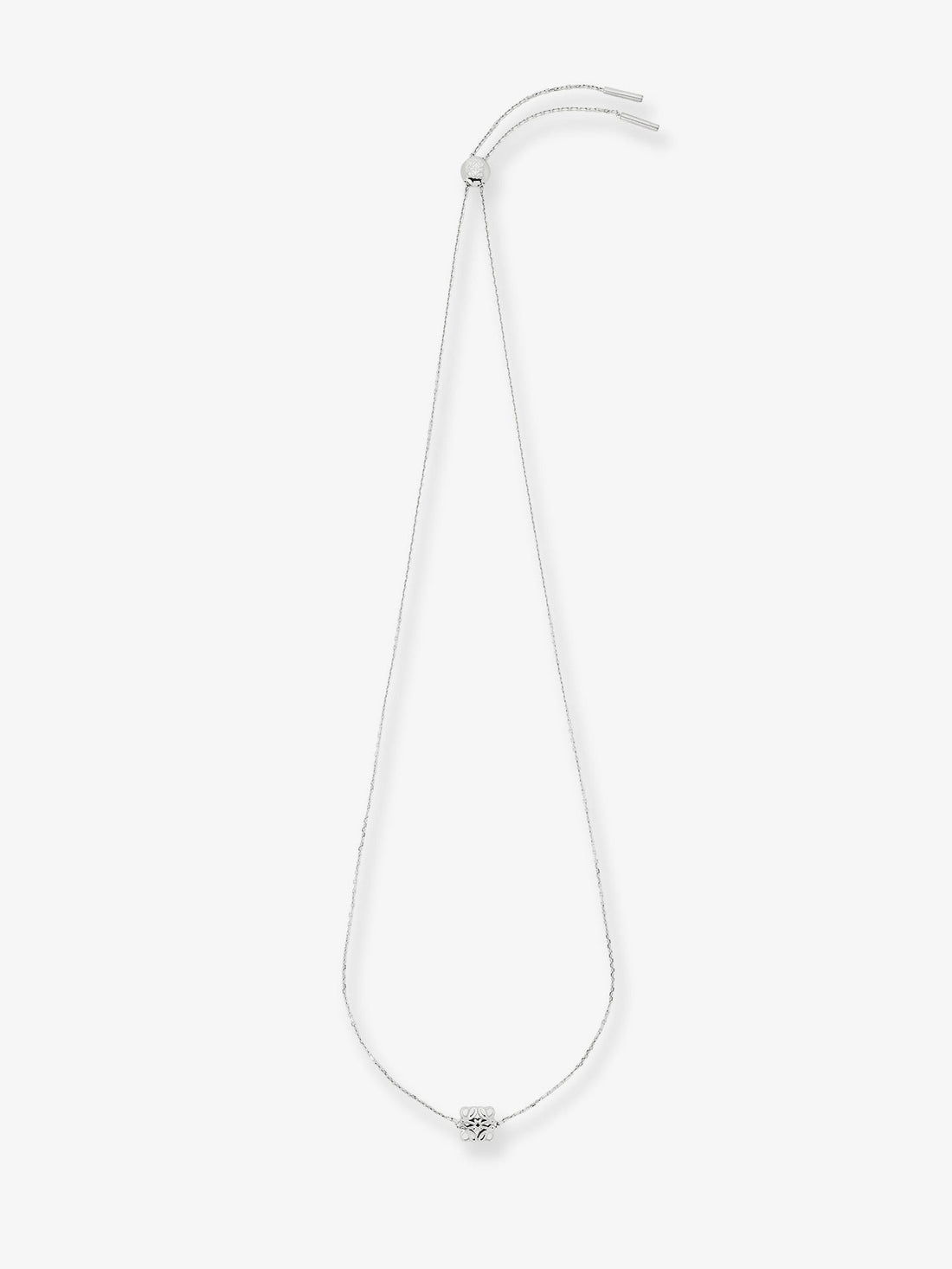LOEWE - Anagram Bombè Sterling Silver necklace anagram-bombe-sterling-silver-necklace