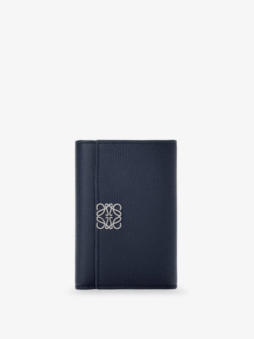 LOEWE - Anagram leather wallet with front logo