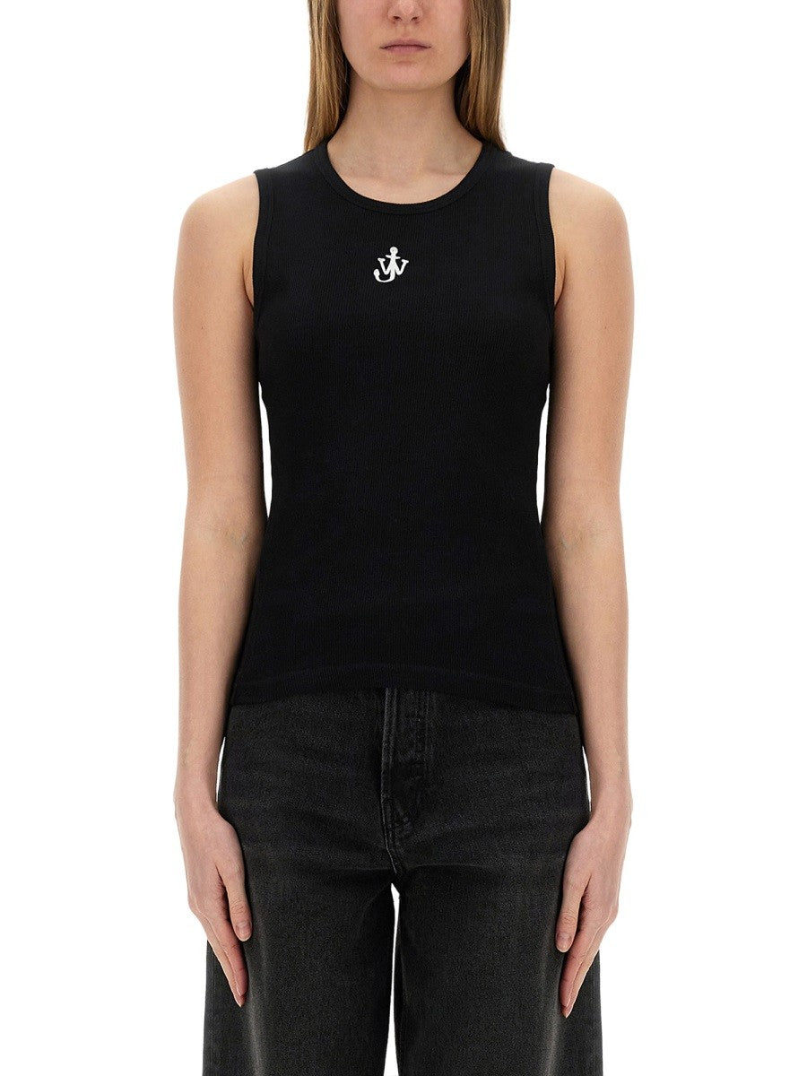 jw anderson jw anderson - "ANCHOR JWA" LOGO TANK TOP