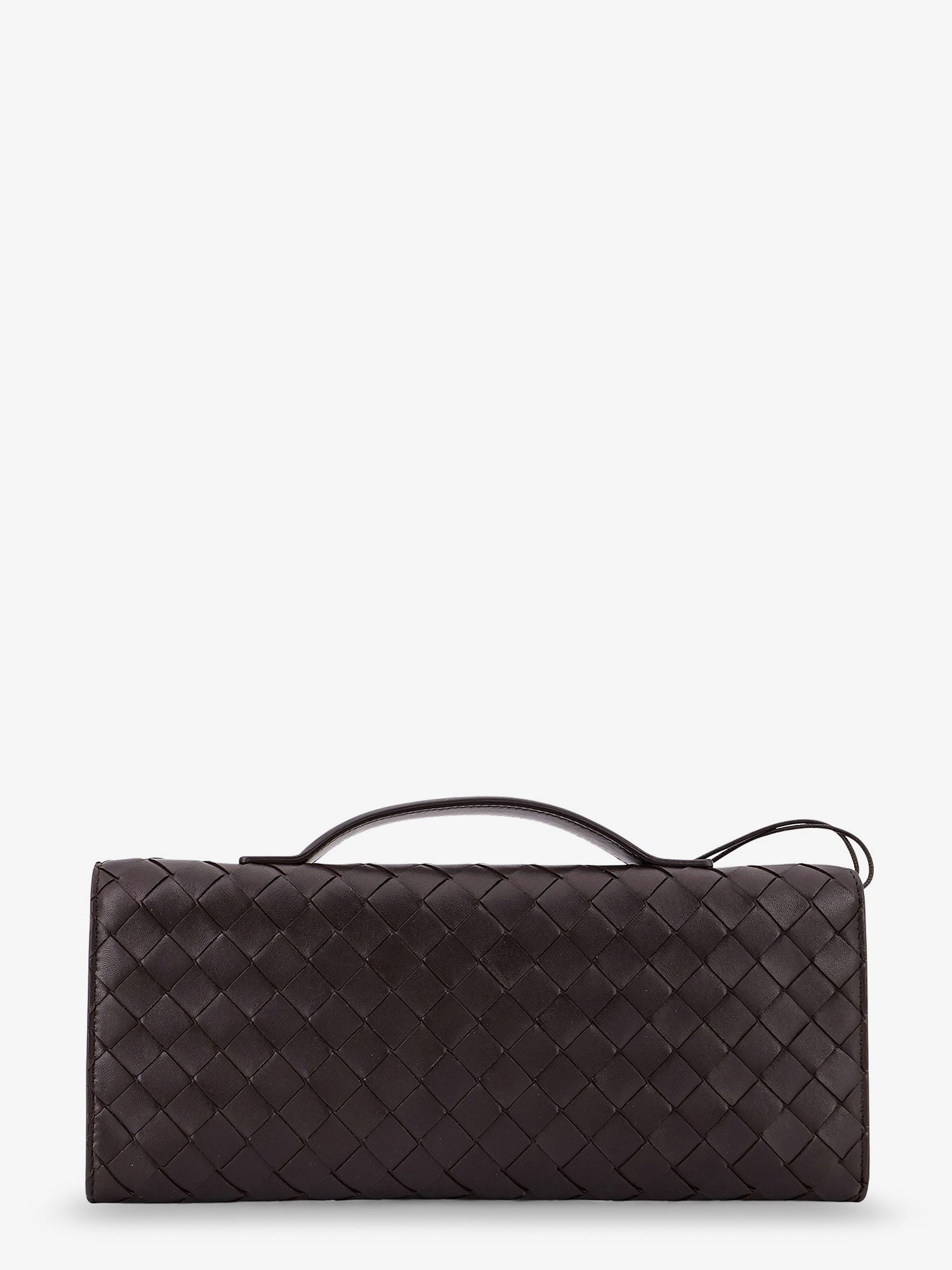 Bottega Veneta Bottega Veneta - Andiamo Leather Clutch with Intrecciato motif