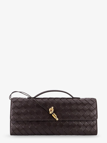 Bottega Veneta Bottega Veneta - Andiamo Leather Clutch with Intrecciato motif