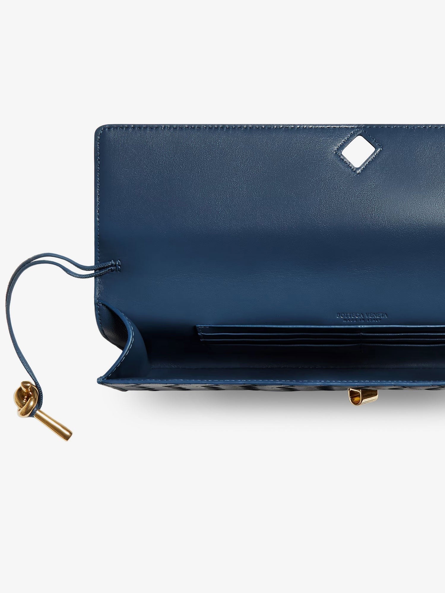 Bottega Veneta - Andiamo Leather Clutch with Intrecciato Pattern
