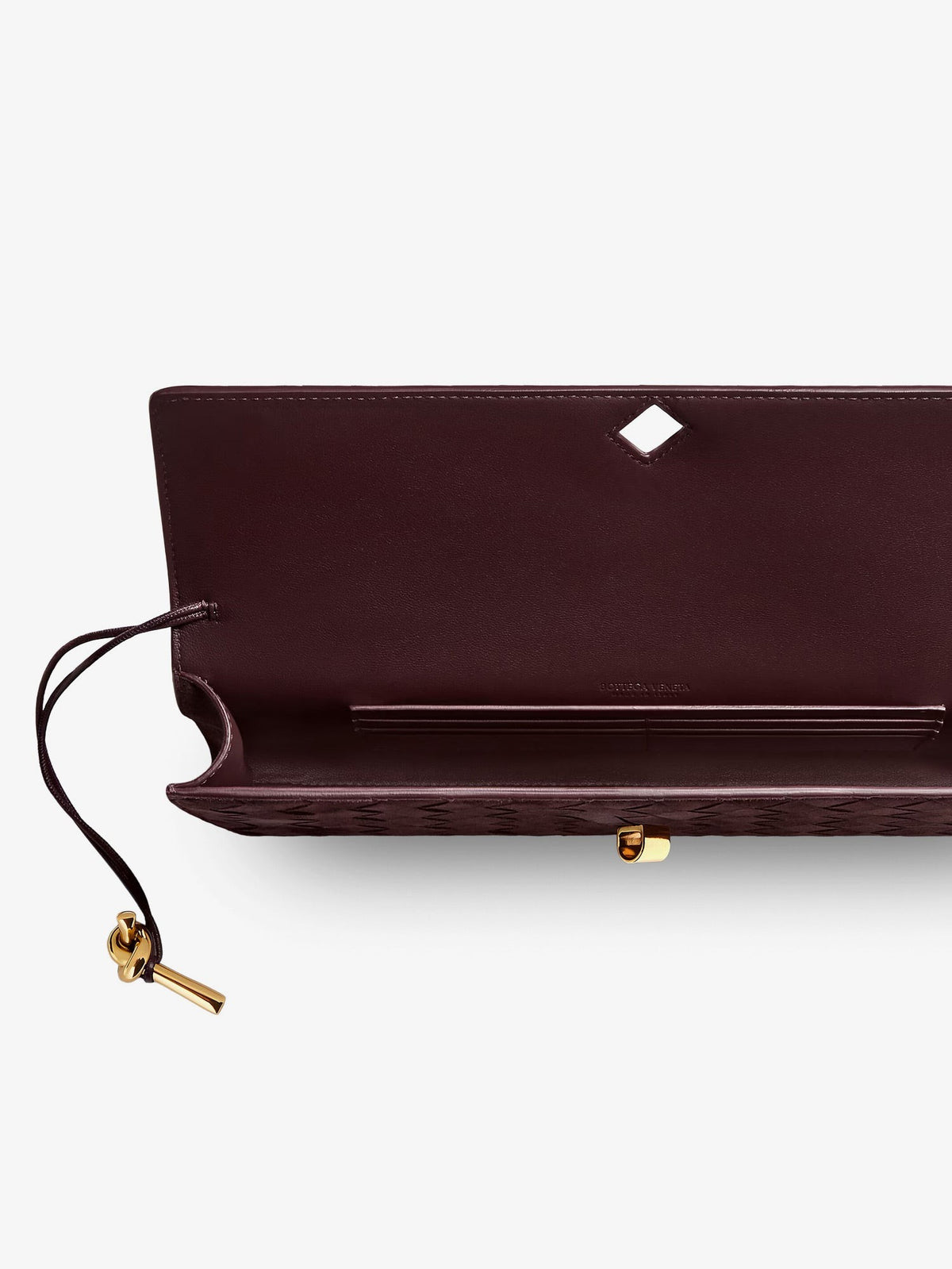 Bottega Veneta - Andiamo Suede Clutch with Intrecciato pattern