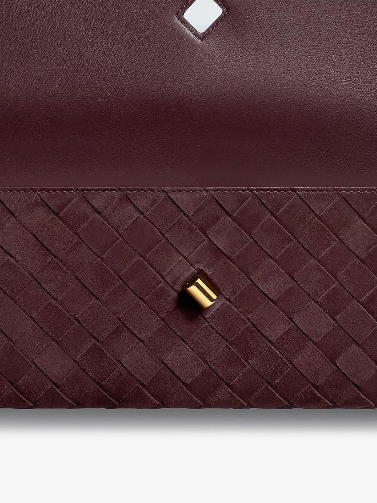 Bottega Veneta - Andiamo Suede Clutch with Intrecciato pattern