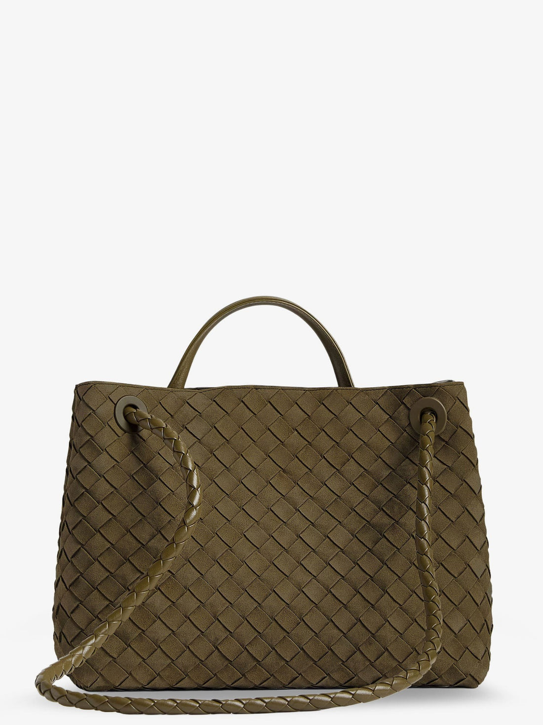 Andiamo suede shoulder bag with Knot detail