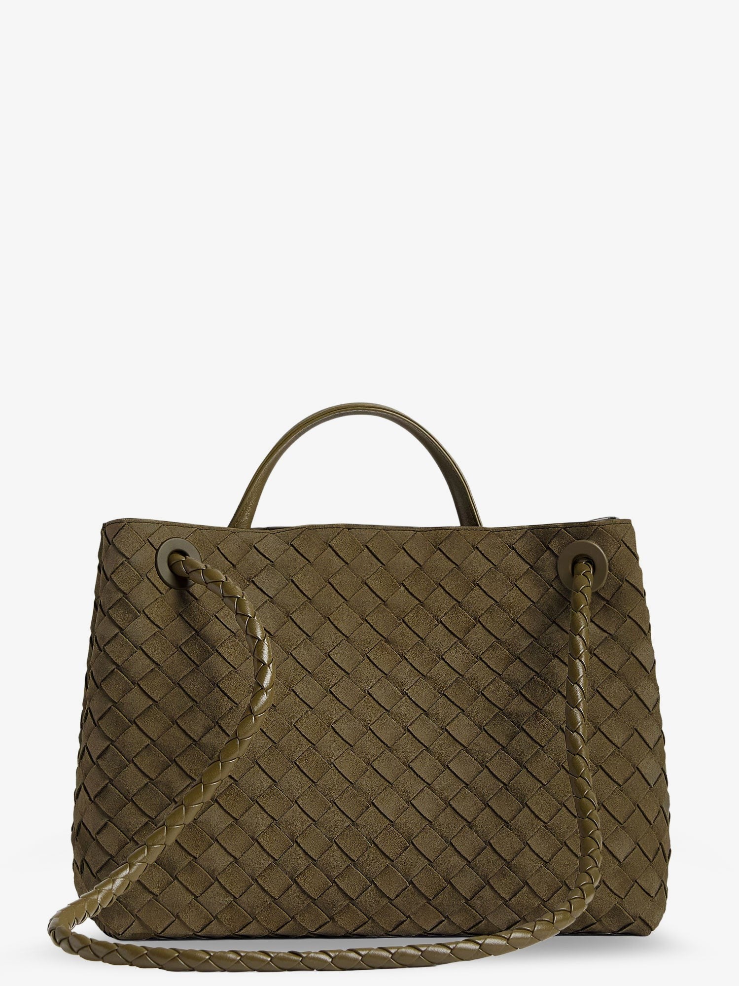 Andiamo suede shoulder bag with Knot detail